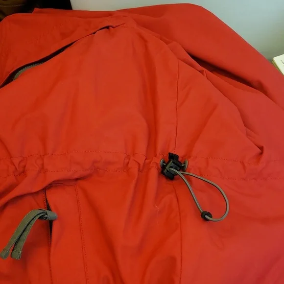 Columbia Men's Waterproof Red Gray 3/4 Zip Pullover Jacket/Windbreaker, Size L - Picture 7 of 11